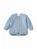 Hessnatur Wollfrottee-Jacke in helles jeansblau