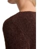 Marc O'Polo Bouclé-Pullover regular in Black Cherry