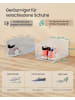 SONGMICS 6er-Set: Schuhbox Dennys in Wolkenweiß - (B)26 x (H)19 x (T)36 cm