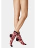 Kunert Socken Leaves Fashion in powder rose