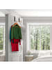 relaxdays 2 x Türgarderobe "klappbar" in Schwarz