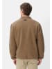 Camel Active Fleecejacke mit Reißverschlussseitentaschen in Sepiabraun