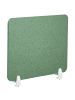 Beliani Schreibtischtrennwand SPLIT in Grün - (W) 80 x (H) 50 x (L) 1 cm