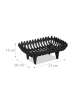 relaxdays Kaminrost in Schwarz - (B)37 x (H)15 x (T)26 cm