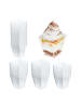 relaxdays 50 x Dessertschalen in Transparent - 210 ml