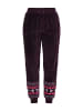 Ulla Popken Loungewear Hose in dunkle pflaume