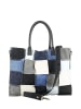 collezione alessandro Schultertasche " Patchwork Jeans " in blau