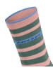 Burlington Socken Colour-Block Stripe in Dark jade