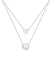 Elli Halskette 925 Sterling Silber Lotusblume, Om in Silber