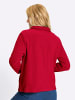 Sieh an! Fleece-Jacke in rot