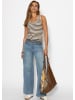 SASSYCLASSY Tank Top gestreift in Braun