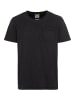 Camel Active Kurzarm T-Shirt aus Bio-Baumwolle in Schwarz