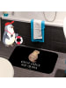Mr. & Mrs. Panda Badematte Otter Muschel mit Spruch in Schwarz