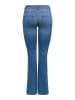 ONLY Flared fit jeans in Medium Blue Denim