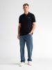 Petrol Industries Poloshirt mit Waffelstruktur steelhouse in Blau