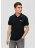 s.Oliver Polo-Shirt kurzarm in Schwarz