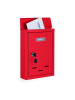relaxdays Briefkasten in Rot