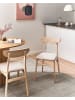 Beliani 2er-Set Esszimmerstuhl DOYLE in Braun/Beige