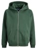 JACK & JONES Junior Sweatjacke 'Bedford' in grün