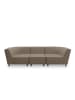 58 aufm Kessel GARTENLOUNGE Sofa 3-Sitzer Brandie 279x77x103 mit Outdoorbezug braun