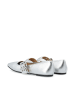 Bianco Mary Jane Schuhe in Silver