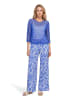 Betty Barclay Lochstrick-Pullover mit 3/4 Arm in Adria Blue
