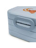 Mr. & Mrs. Panda Bento Box Sternzeichen Steinbock Motiv mit Spruch in Blau Pastell