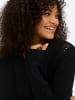 sheego Langarm-Pullover in schwarz