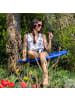 relaxdays Nestschaukel in Dunkelblau - Ø 110 cm