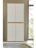 Furn.Design Schuhschrank weiß matt, Eiche Wotan 85 x 195 cm, Flurschrank 4-türig
