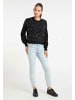 myMo Damen Pullover in Schwarz