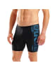 Arena Swim Mid Jammer Graphic in Schwarz