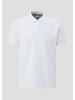 s.Oliver Polo-Shirt kurzarm in Weiß