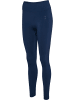 Hummel Leggings Hmlflow Damen in DRESS BLUES