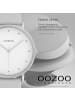 Oozoo Armbanduhr Oozoo Timepieces silber, grau groß (ca. 40mm)