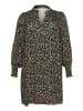 KAFFE curve Kleid KCmahlena A-shape in Black/Elephant Graphic lines