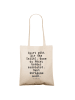 Mr. & Mrs. Panda Tote Bag Sport gibt dir das... mit Spruch in Creme