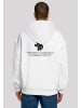 F4NT4STIC Ultra Heavy Hoodie NASA worm in weiß