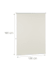 relaxdays Thermorollo in Beige - (L)160 x (B)110 cm