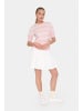 SAINT TROPEZ Kurzarm-Bluse MilanaSZ in Pink-a-boo Bright