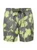 Only&Sons Badehose 'Ted Life Floral' in grau