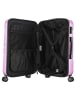 suitline mittelgroßer Hartschalen-Koffer Check-In Reisekoffer Trolley TSA 68L in Flieder