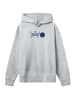 F4NT4STIC Hoodie SMILEY in grau meliert