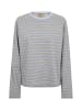 Mos Mosh MMLidy O-LS Mélange Sweatshirt in Eventide