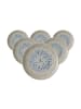 Ritzenhoff & Breker 6er Set Dessertteller Rimini ø 20,5 cm grau in grau