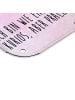 Mr. & Mrs. Panda Wandbild Flamingo Classic mit Spruch in Aquarell Pink