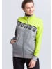 erima 5-C Praesentationsjacke in grau melange/lime pop/schwarz