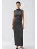 Oui Maxikleid in silver black