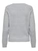 ONLY Strickpullover in Light Grey Melange