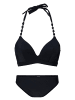 Linga Dore padded bikiniset Triangle in Schwarz
